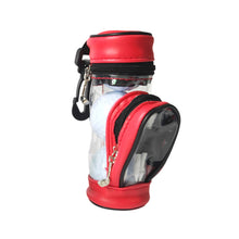 Load image into Gallery viewer, 1PC Golf Small Ball Bag PU Waist Pack Golf Accessories Storage Bag Includes 3 Balls And 3 Nails
