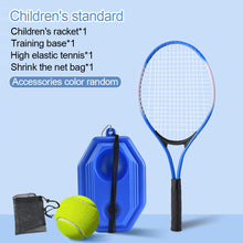 Load image into Gallery viewer, Tennis Rebound Trainer Single Player With Elastic String And Base Beginner Training Aids Outdoor Training Tool Suitable For Adults And Children
