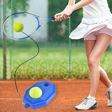 Load image into Gallery viewer, Tennis Rebound Trainer Single Player With Elastic String And Base Beginner Training Aids Outdoor Training Tool Suitable For Adults And Children
