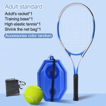 Load image into Gallery viewer, Tennis Rebound Trainer Single Player With Elastic String And Base Beginner Training Aids Outdoor Training Tool Suitable For Adults And Children
