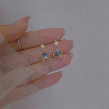 Load image into Gallery viewer, Cosmic Star River Earrings Blue Opal Niche Unique Planet Earrings Ear Studs Women Versatile Ear Jewelry
