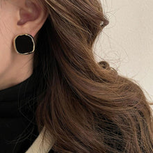 Load image into Gallery viewer, Retro Irregular Square Earrings Fashionable Versatile Alloy Earrings Ear Studs Women Ear Jewelry Accessories
