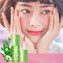Load image into Gallery viewer, Natural Aloe Vera Color Changing Lip Glaze Hydrating Moisturizing Lip Oil Temperature Color Changing Mirror Lip Oil Lip Balm
