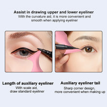 Load image into Gallery viewer, Eyeshadow Stencil Crease Line Kit Silicone Eye Shadow Stamp Eyes Applicator Lazy Eyeshadow Fixer In Seconds Makeup Tools
