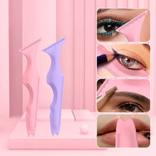 Load image into Gallery viewer, Eyeshadow Stencil Crease Line Kit Silicone Eye Shadow Stamp Eyes Applicator Lazy Eyeshadow Fixer In Seconds Makeup Tools
