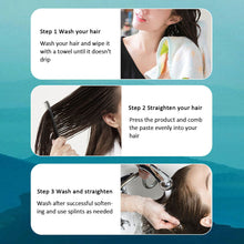 Load image into Gallery viewer, 180ml Straightening Cream No Damage Fast Smoothing Collagen Hair Straightening Comb for Woman Keratin Hair Treatment Straightening
