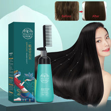 Load image into Gallery viewer, 180ml Straightening Cream No Damage Fast Smoothing Collagen Hair Straightening Comb for Woman Keratin Hair Treatment Straightening
