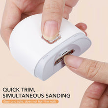 Load image into Gallery viewer, Automatic Electric Nail Clipper Trimmer Nail Scissors Anti-Splash Safe Nail Machine Manicure Machine Adult Children Nails Drill
