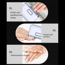 Load image into Gallery viewer, Fully Automatic Multifunctional Nail Grinder 2-in-1 Electric Nail Clipper Polishing Bright Nail Clipper
