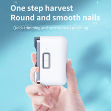 Load image into Gallery viewer, Fully Automatic Multifunctional Nail Grinder 2-in-1 Electric Nail Clipper Polishing Bright Nail Clipper
