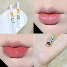 Load image into Gallery viewer, Moisturizing Lip Gloss Transparent Lip Oil Essence Lip Oil Mirror Lip Glaze Fade Transparent Moisturizing Lip Lines Cosmetics
