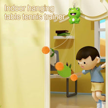 Load image into Gallery viewer, Indoor Hanging Table Tennis Trainer Automatic Line Up Door Frame Suspended Table Tennis Ball Machine Hand And Foot Coordination Vision Exerciser
