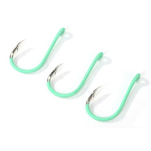 Load image into Gallery viewer, 20PCS Luminous Tube 15° Skew Fishing Hook With Barbs Ghost Tooth Hook Sea Fishing Large Fishhook Fishing Accessories
