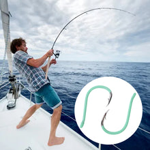 Load image into Gallery viewer, 20PCS Luminous Tube 15° Skew Fishing Hook With Barbs Ghost Tooth Hook Sea Fishing Large Fishhook Fishing Accessories
