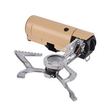 Load image into Gallery viewer, Outdoor Folding Cassette Stove Camping Portable All-In-One Gas Stove Picnic High Fire Stoves Gas Tanks Not Included
