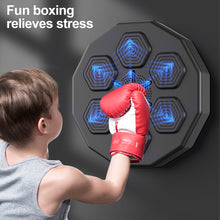Load image into Gallery viewer, Smart Music Boxing Target Home Fitness LED Light Decompression Fighting Sandbag Hanging Wall Sandfight Response Agility Training Equipment
