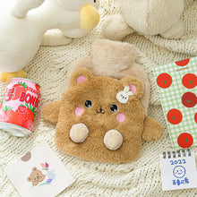Load image into Gallery viewer, 1Pc Cartoon Warm Hot Water Bottle Bag Girl Warm Belly Warmer Filled Explosion-proof Portable Winter Reusable Hand Warmer
