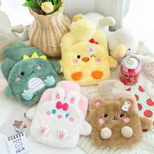 Load image into Gallery viewer, 1Pc Cartoon Warm Hot Water Bottle Bag Girl Warm Belly Warmer Filled Explosion-proof Portable Winter Reusable Hand Warmer
