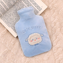 Load image into Gallery viewer, 1Pc 350ml Cute Warm Hot Water Bottle Bag Girl Warm Belly Warmer Filled Explosion-proof Portable Winter Reusable Hand Warmer

