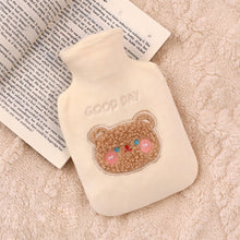 Load image into Gallery viewer, 1Pc 350ml Cute Warm Hot Water Bottle Bag Girl Warm Belly Warmer Filled Explosion-proof Portable Winter Reusable Hand Warmer

