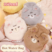 Load image into Gallery viewer, 1Pc 350ml Cute Warm Hot Water Bottle Bag Girl Warm Belly Warmer Filled Explosion-proof Portable Winter Reusable Hand Warmer
