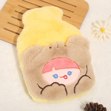 Load image into Gallery viewer, 1Pc 500ml Cute Warm Hot Water Bottle Bag Girl Warm Belly Warmer Filled Explosion-proof Portable Winter Reusable Hand Warmer
