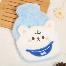 Load image into Gallery viewer, 1Pc 500ml Cute Warm Hot Water Bottle Bag Girl Warm Belly Warmer Filled Explosion-proof Portable Winter Reusable Hand Warmer
