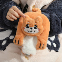 Load image into Gallery viewer, 1Pc 500ml Cute Warm Hot Water Bottle Bag Girl Warm Belly Warmer Filled Explosion-proof Portable Winter Reusable Hand Warmer
