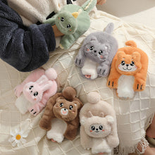 Load image into Gallery viewer, 1Pc 500ml Cute Warm Hot Water Bottle Bag Girl Warm Belly Warmer Filled Explosion-proof Portable Winter Reusable Hand Warmer
