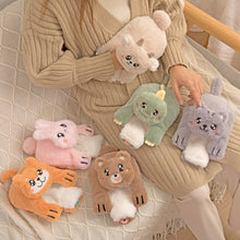 Load image into Gallery viewer, 1Pc 500ml Cute Warm Hot Water Bottle Bag Girl Warm Belly Warmer Filled Explosion-proof Portable Winter Reusable Hand Warmer
