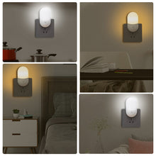 Load image into Gallery viewer, 1Pc Bedside Lamp Night Light EU US Plug LED Night Light Bedroom Lamp Gift for Children Cute Night Lamp For Corridor WC
