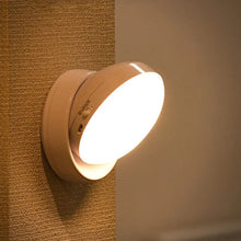 Load image into Gallery viewer, 360 Rotated PIR Motion Sensor LED Night Light Wall Lamps Rechargeable Under Cabinet Light Wireless Closet Night Lamp
