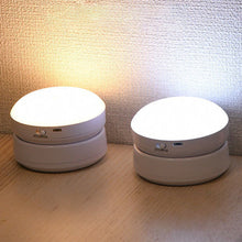 Load image into Gallery viewer, 360 Rotated PIR Motion Sensor LED Night Light Wall Lamps Rechargeable Under Cabinet Light Wireless Closet Night Lamp
