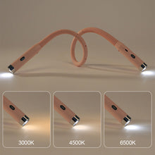 Load image into Gallery viewer, LED Rechargeable Neck Light 3 Modes Hug Reading Lamp Portable Book Lamp Novelty Flashlight Book Lamp Night Light Neck Light
