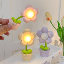 Load image into Gallery viewer, Mini LED Flower Night Light Cute Small Table Lamp Desktop Ornament Bedside Bedroom Ambient Lights Children Toy Kids Holiday Gift
