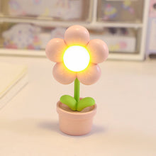 Load image into Gallery viewer, Mini LED Flower Night Light Cute Small Table Lamp Desktop Ornament Bedside Bedroom Ambient Lights Children Toy Kids Holiday Gift
