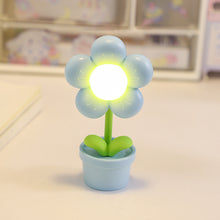 Load image into Gallery viewer, Mini LED Flower Night Light Cute Small Table Lamp Desktop Ornament Bedside Bedroom Ambient Lights Children Toy Kids Holiday Gift
