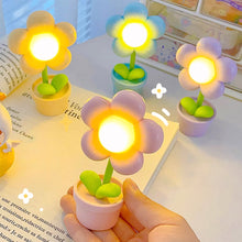 Load image into Gallery viewer, Mini LED Flower Night Light Cute Small Table Lamp Desktop Ornament Bedside Bedroom Ambient Lights Children Toy Kids Holiday Gift
