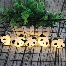 Load image into Gallery viewer, 10/20 LED Light String Panda Smile Cloud Garlands Battery USB Kid Girl Christmas Light Holiday Party Bedroom Nursery Fairy Lights
