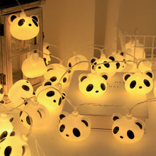 Load image into Gallery viewer, 10/20 LED Light String Panda Smile Cloud Garlands Battery USB Kid Girl Christmas Light Holiday Party Bedroom Nursery Fairy Lights
