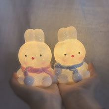 Load image into Gallery viewer, Night Light Silicone Bedroom Decorative Light Button Battery Powered Moonlight Cartoon Animal Light Children's Gift Decorative
