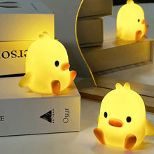 Load image into Gallery viewer, Cute Duck Night Lamps Animal Night Lights Desktop Ornament Decorative Table Lights for Bedroom Bedside Sleeping Lamp
