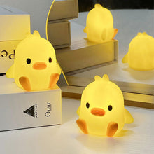Load image into Gallery viewer, Cute Duck Night Lamps Animal Night Lights Desktop Ornament Decorative Table Lights for Bedroom Bedside Sleeping Lamp
