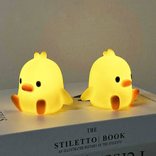 Load image into Gallery viewer, Cute Duck Night Lamps Animal Night Lights Desktop Ornament Decorative Table Lights for Bedroom Bedside Sleeping Lamp
