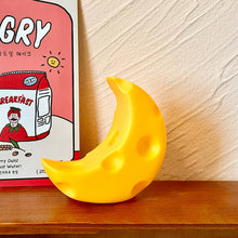 Load image into Gallery viewer, Children Cartoon Moon Cheese Night Light Built-in Battery Eye Protection Bedroom Bedside Lamp For Baby Children Toddler
