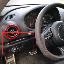 Load image into Gallery viewer, 3Pcs Car Interior Console Dashboard Moldings Center Trim Strips Decor Cover For Audi A3 8V 2014-2020 LHD
