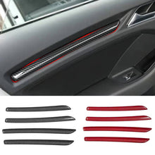 Load image into Gallery viewer, 4Pcs Car Door Decoration Cover Stickers Trim Strips Carbon Fiber Style For Audi A3 8V S3 2014-2020
