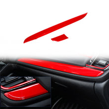 Load image into Gallery viewer, 2Pcs Car Carbon Fiber Texture Central Console Dashboard Panel Protective Cover Trim For Honda CRV 2017-2021 LHD(Left Hand Driver)
