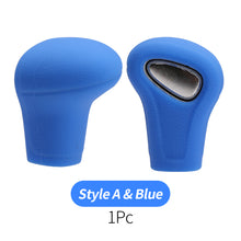 Load image into Gallery viewer, Silicone Car Case Gear Head Shift Collars Shift Knob Grips Cover Shift Lever Decoration Cover Accessories For Audi A4L A5 A6L Q5 Q7 05-16
