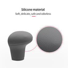 Load image into Gallery viewer, Silicone Car Case Gear Head Shift Collars Shift Knob Grips Cover Shift Lever Decoration Cover Accessories For Audi A4L A5 A6L Q5 Q7 05-16
